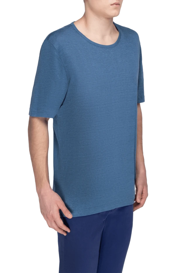 Gran Sasso man blue cashmere jumper for men 172041 - photo 3