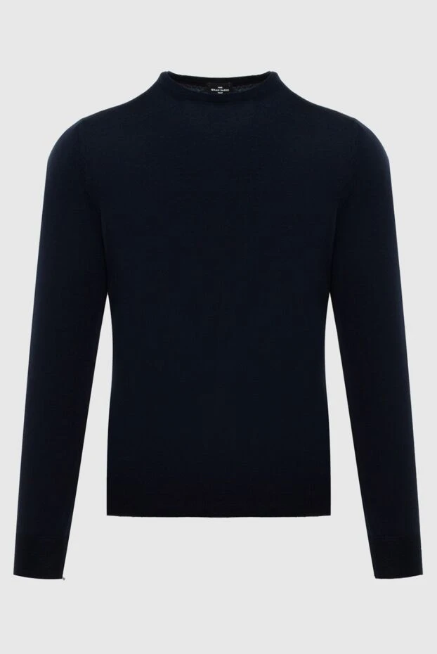 Gran Sasso man blue wool jumper for men купить с ценами и фото 172090 - photo 1