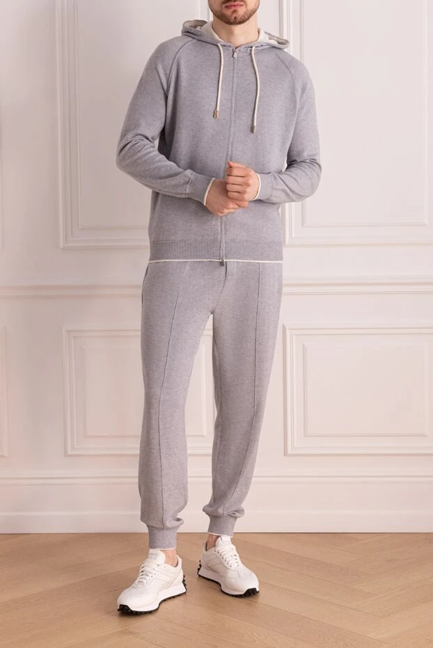 Gran Sasso man gray sports suit for men купить с ценами и фото 172094 - photo 2