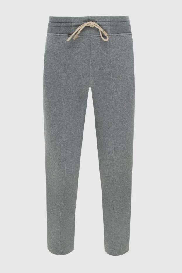 Gran Sasso man trousers sports cotton gray for men купить с ценами и фото 172096 - photo 1