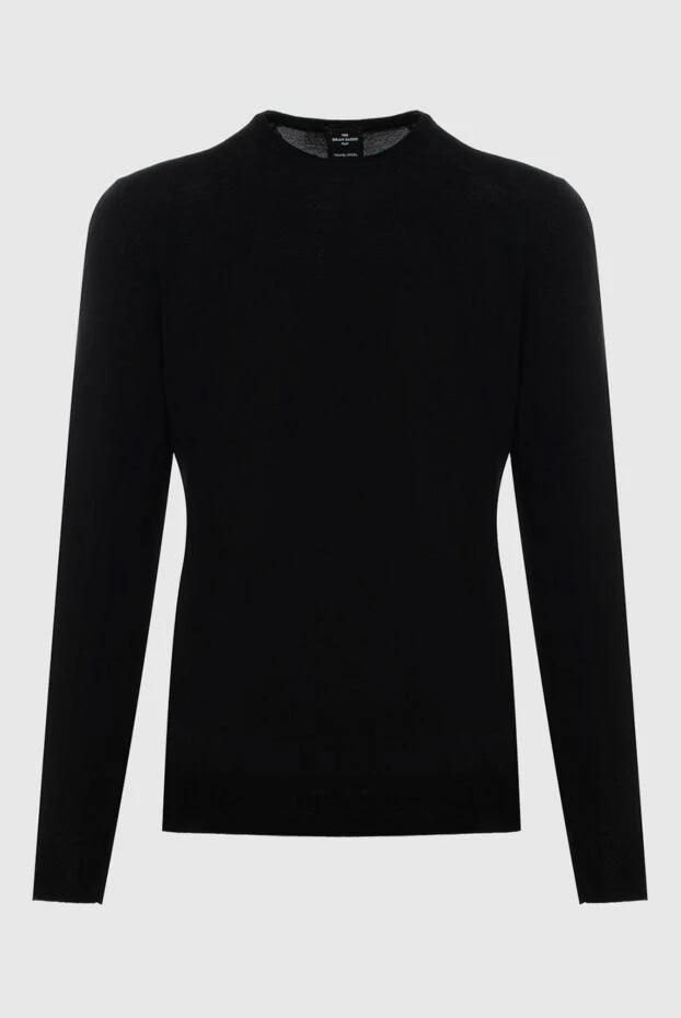 Gran Sasso man black wool jumper for men купить с ценами и фото 172129 - photo 1