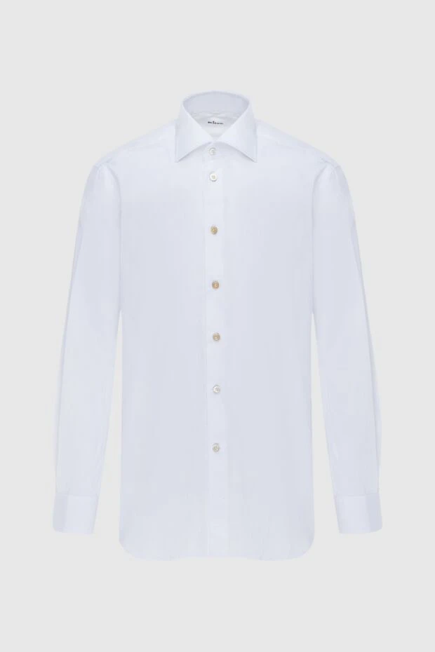 Kiton man white cotton shirt for men 172149 - photo 1