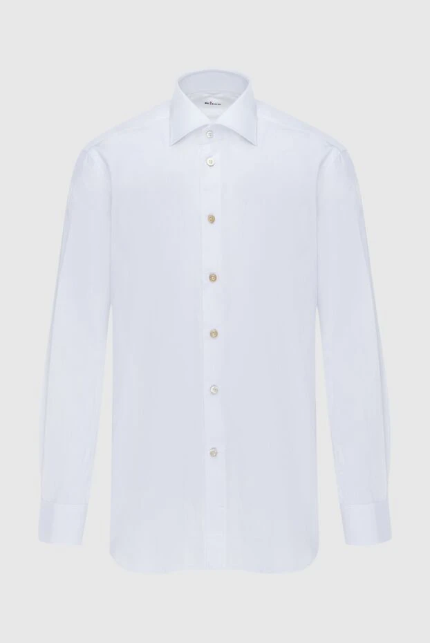 Kiton man white cotton shirt for men 172149 - photo 1