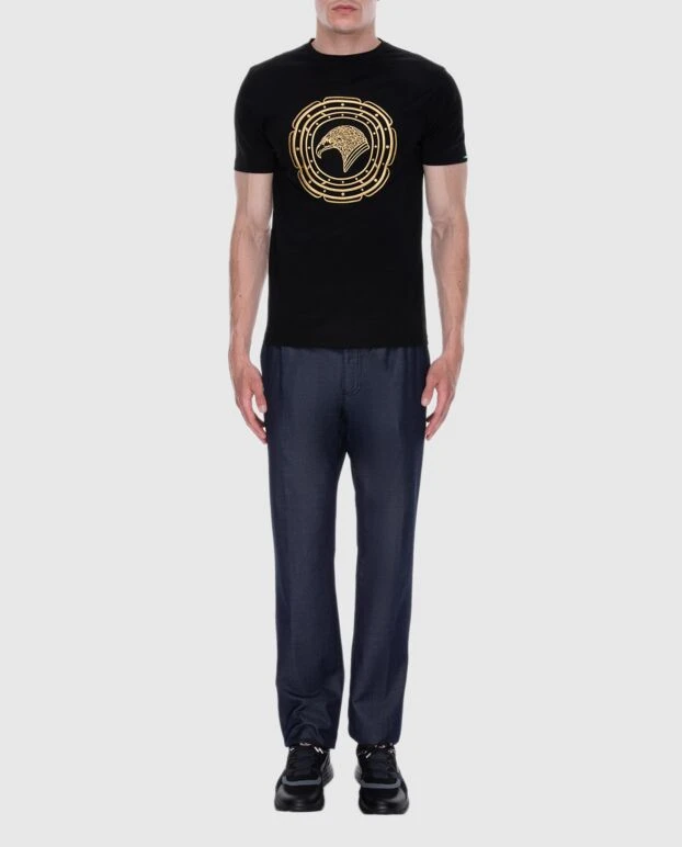 Stefano Ricci black cotton t-shirt for men 172178 - photo 2