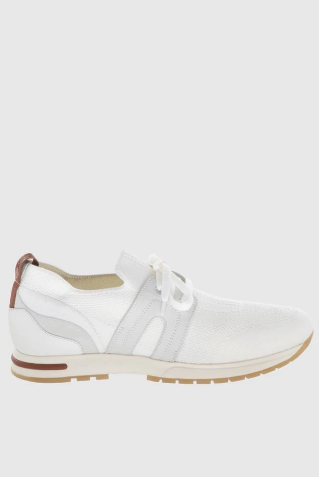 Loro Piana woman white textile sneakers for women купить с ценами и фото 172208 - photo 1