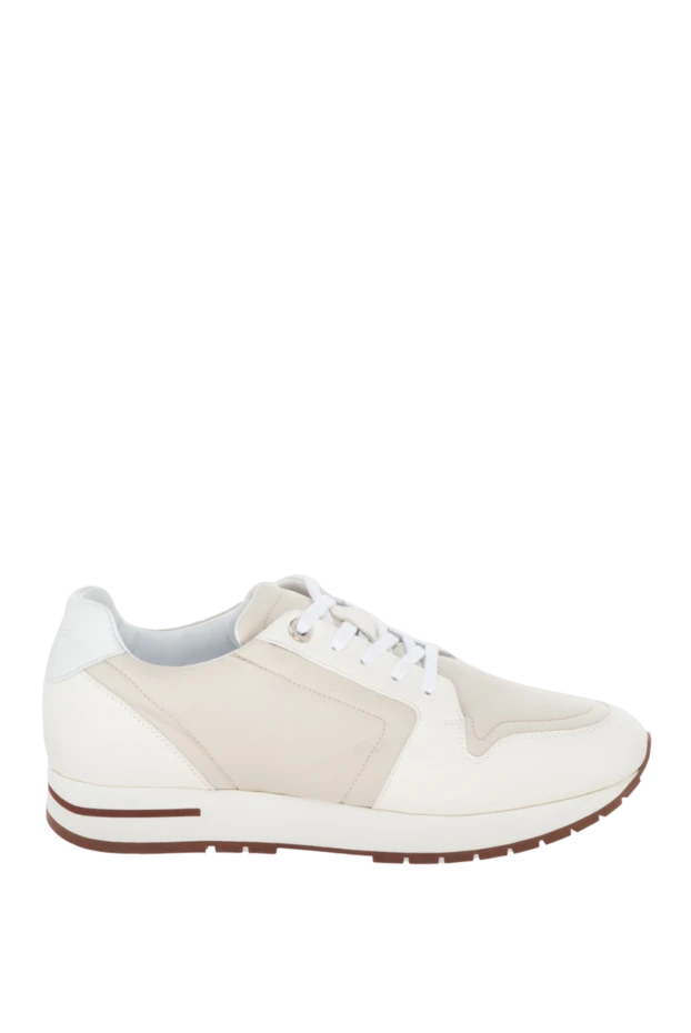 Loro Piana woman white textile and suede sneakers for women купить с ценами и фото 172210 - photo 1