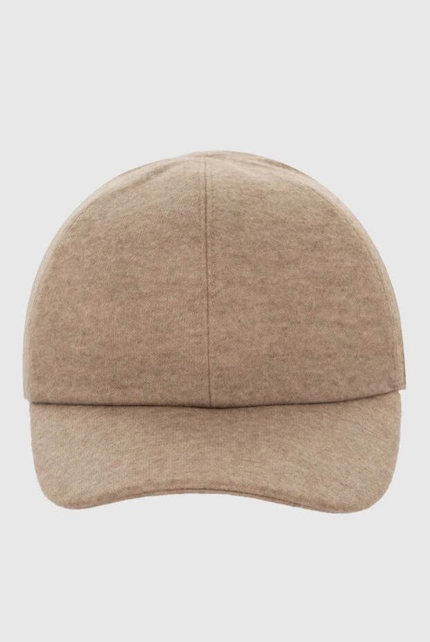 Loro Piana man cap made of cashmere and natural fur beige for men купить с ценами и фото 172219 - photo 1