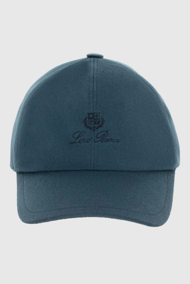 Loro Piana man blue cashmere cap for men купить с ценами и фото 172220 - photo 1