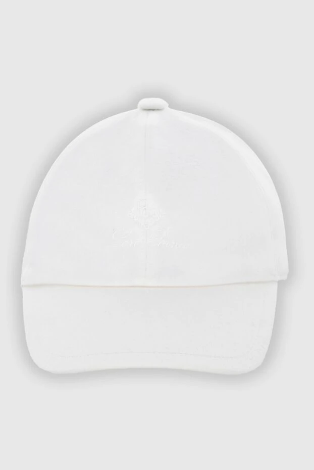 Loro Piana man women's white cashmere cap купить с ценами и фото 172226 - photo 1