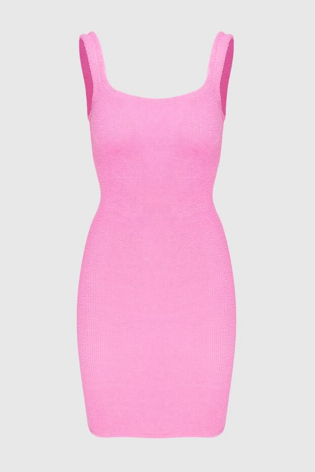 Hunza G woman pink nylon dress for women купить с ценами и фото 172231 - photo 1