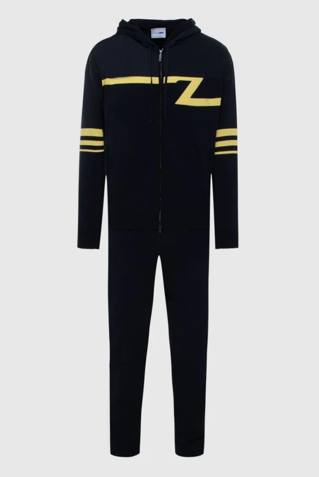 Zilli man blue men's sports suit made of cotton and polyamide купить с ценами и фото 172285 - photo 1