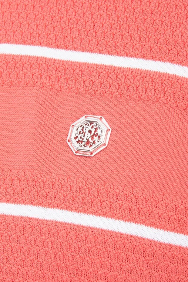 Stefano Ricci джемпер с коротким рукавом из хлопка оранжевый мужской 172316 - photo 1