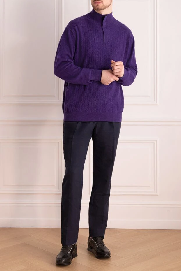 Stefano Ricci кашмир тройер күлгін ерлерге арналған 172323 - фото 2