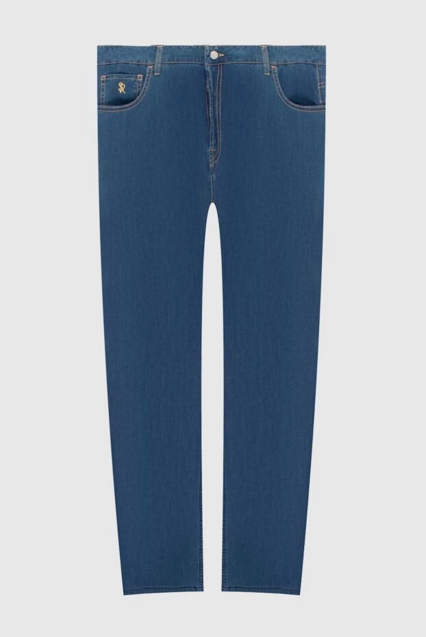 Cotton denim jeans with signature logo
- photo 1