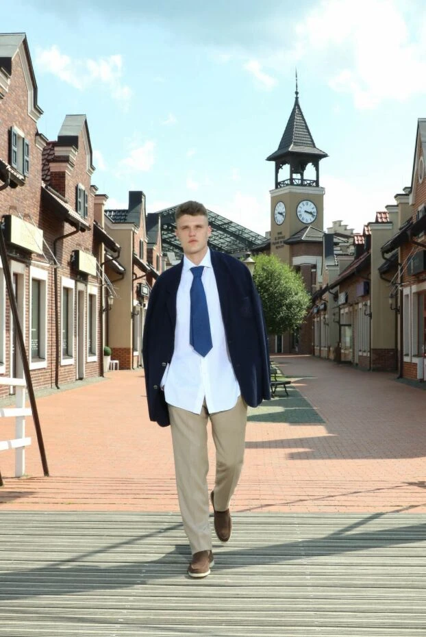 Лоферы замшевые темно-зеленые мужские - фото 2