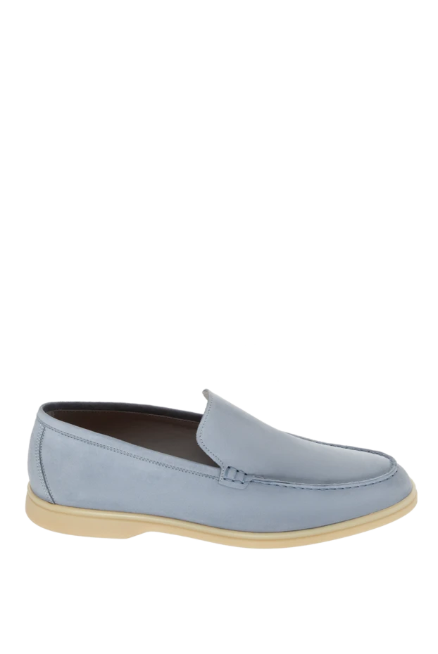 Cesare di Napoli man gray nubuck loafers for men купить с ценами и фото 172413 - photo 1