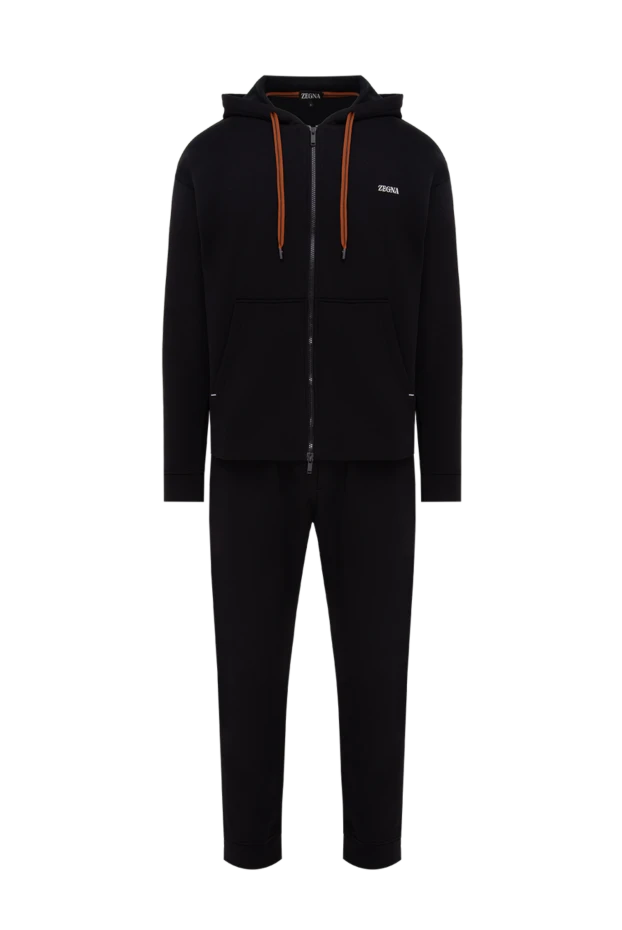 Ermenegildo Zegna man sports suit black for men купить с ценами и фото 172510 - photo 1