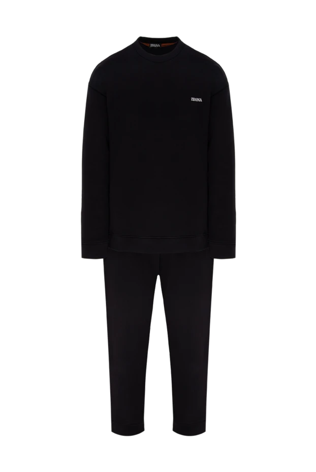 Ermenegildo Zegna man sports suit black for men купить с ценами и фото 172511 - photo 1