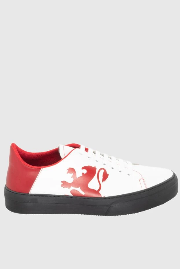 Ерлерге арналған ақ былғары кроссовкалар - фото 1