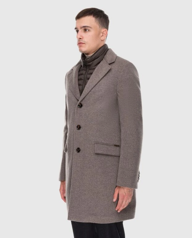 Moorer man men's blue cashmere coat 180223 - photo 3