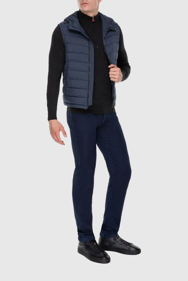 Moorer man polyester vest blue for men купить с ценами и фото 172534 - photo 2