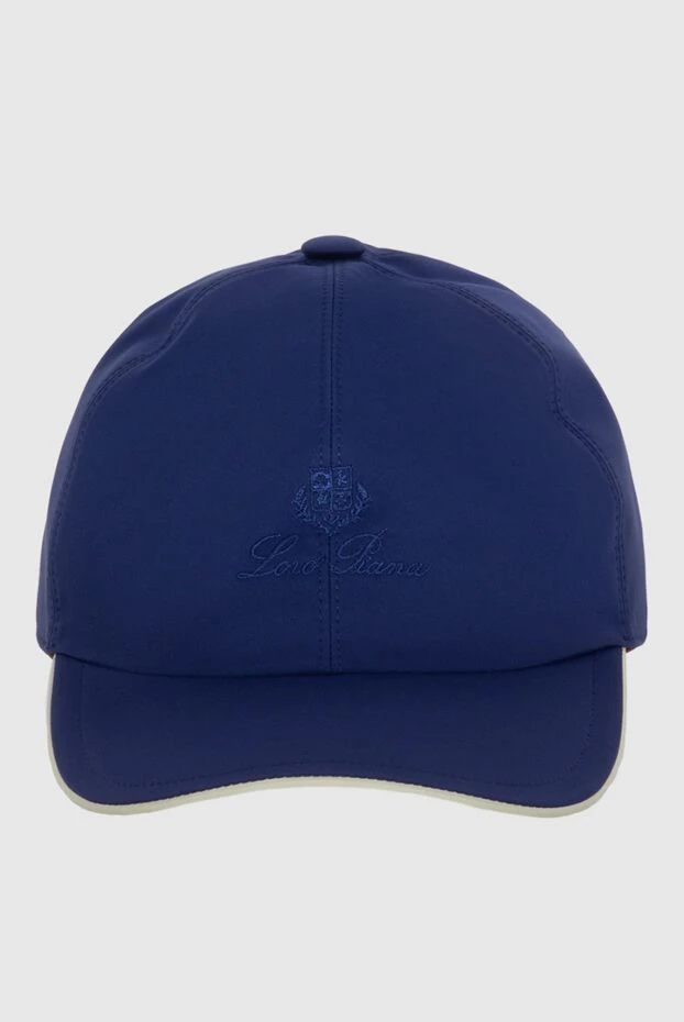 Loro Piana man blue polyester cap for men купить с ценами и фото 172576 - photo 1