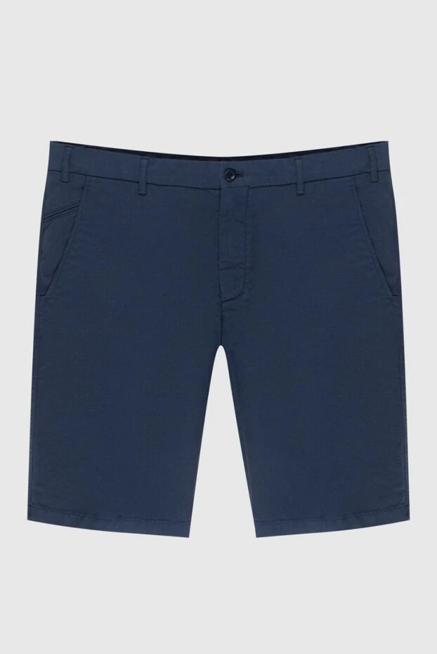 Loro Piana man cotton and elastane shorts blue for men купить с ценами и фото 172584 - photo 1