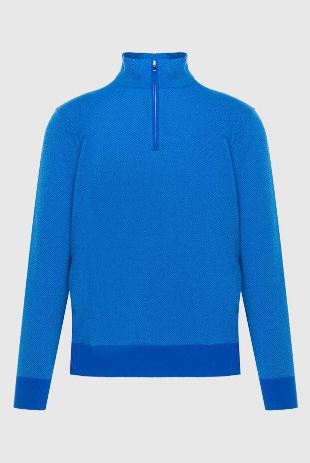 Loro Piana man troyer cashmere blue for men купить с ценами и фото 172635 - photo 1