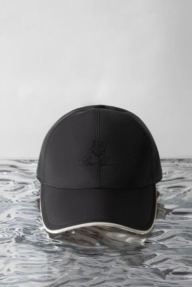 Тегіс бүйірлік панельдері мен логотипі бар кордюр көк қалпақ - фото 2