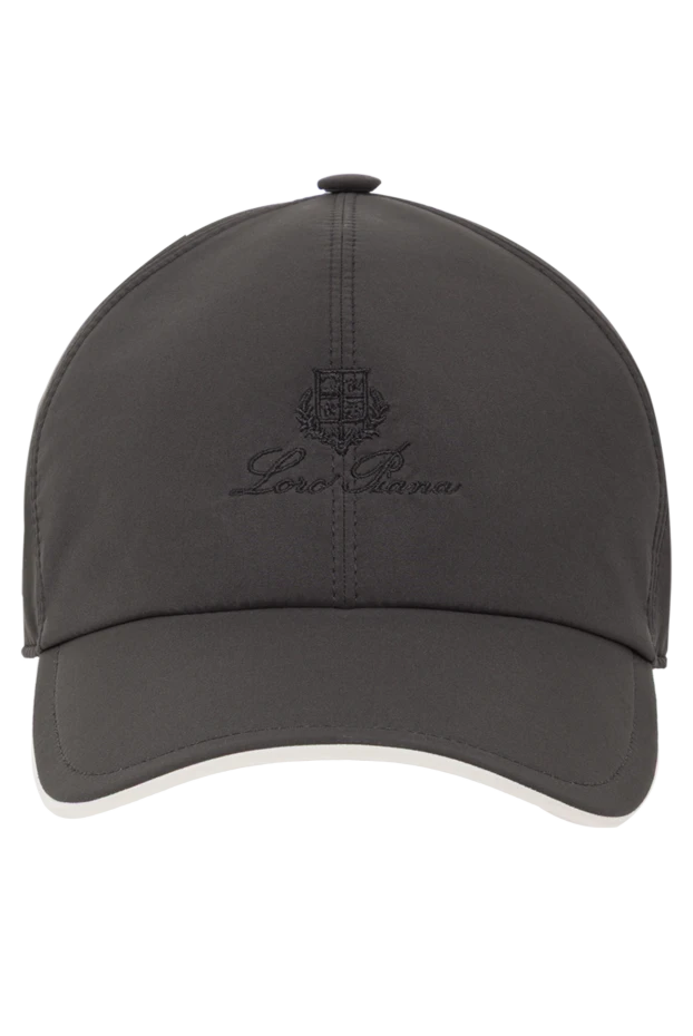 Тегіс бүйірлік панельдері мен логотипі бар кордюр көк қалпақ - фото 1