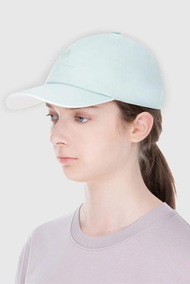 Loro Piana woman green polyamide cap for women купить с ценами и фото 172652 - photo 2