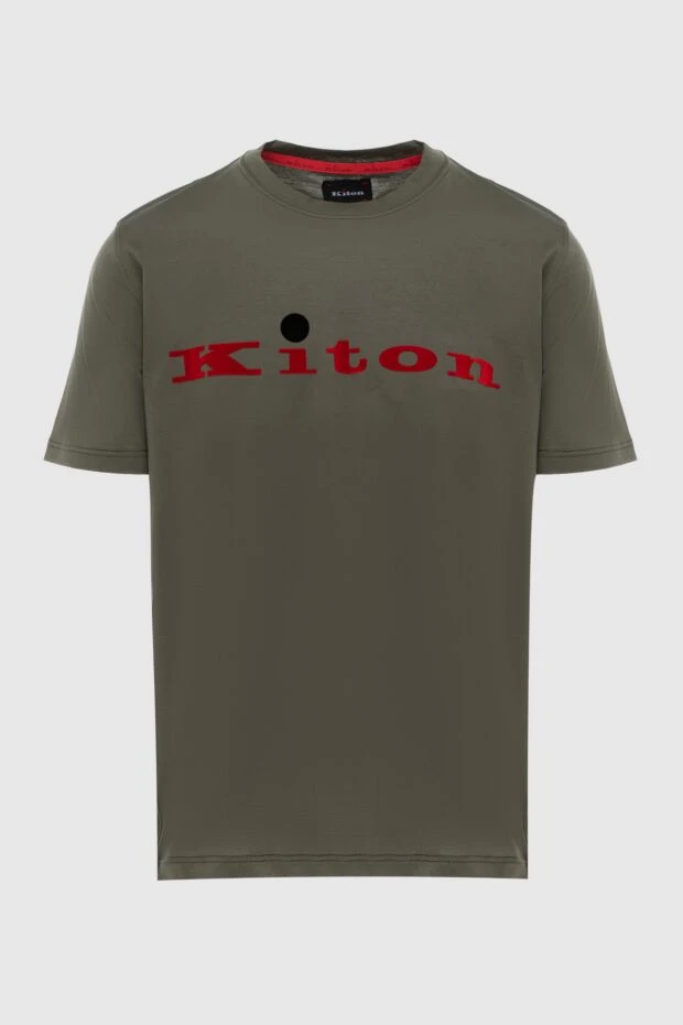 Kiton man green cotton t-shirt for men 172687 - photo 1