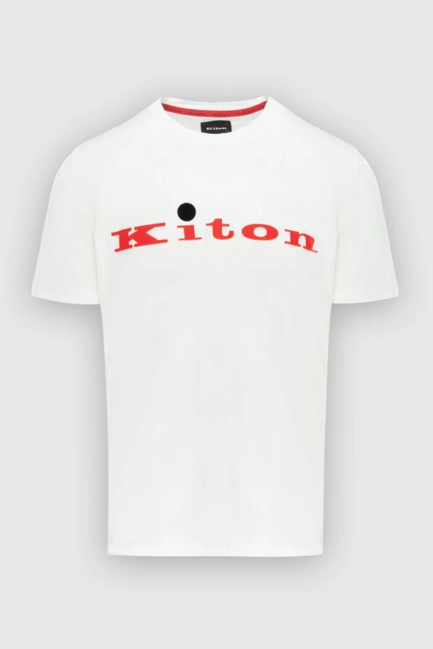 Kiton man white cotton t-shirt for men 172689 - photo 1