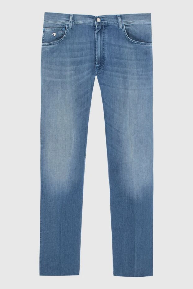 Stefano Ricci мужские джинсы синие из плотной хлопковой ткани
172713 - фото 1