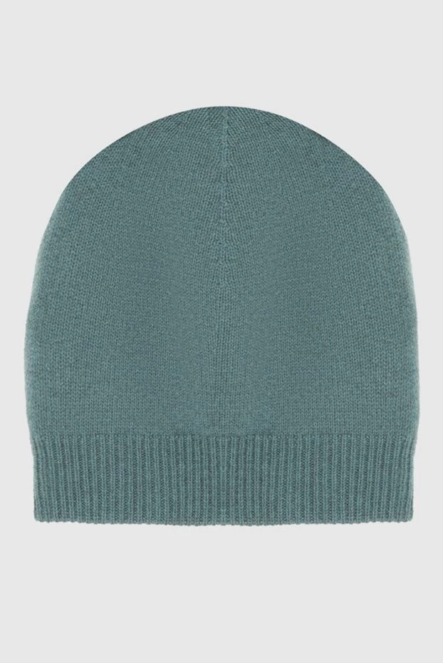 Stefano Ricci шапка из кашемира и кожи крокодила зеленая мужская 172726 - фото 3