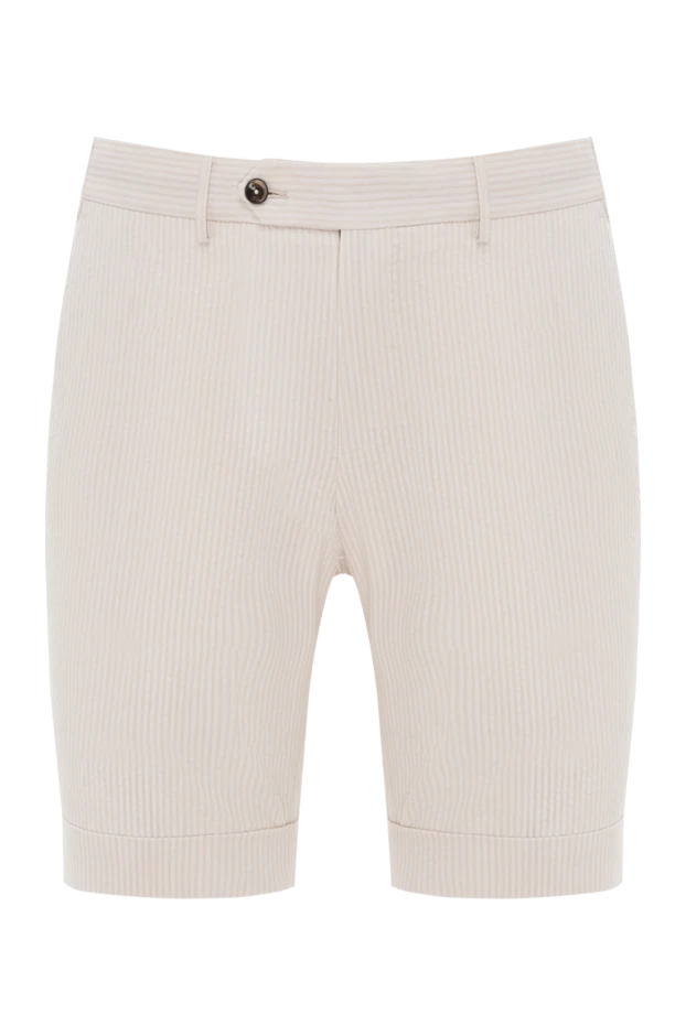 Жіңішке жолақты ерлерге арналған ашық түсті мақта шорттары
- фото 1