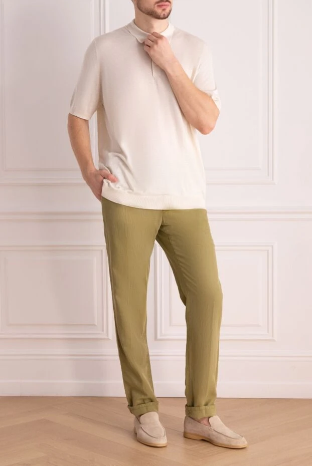 PT01 (Pantaloni Torino) man green trousers for men купить с ценами и фото 172769 - photo 2