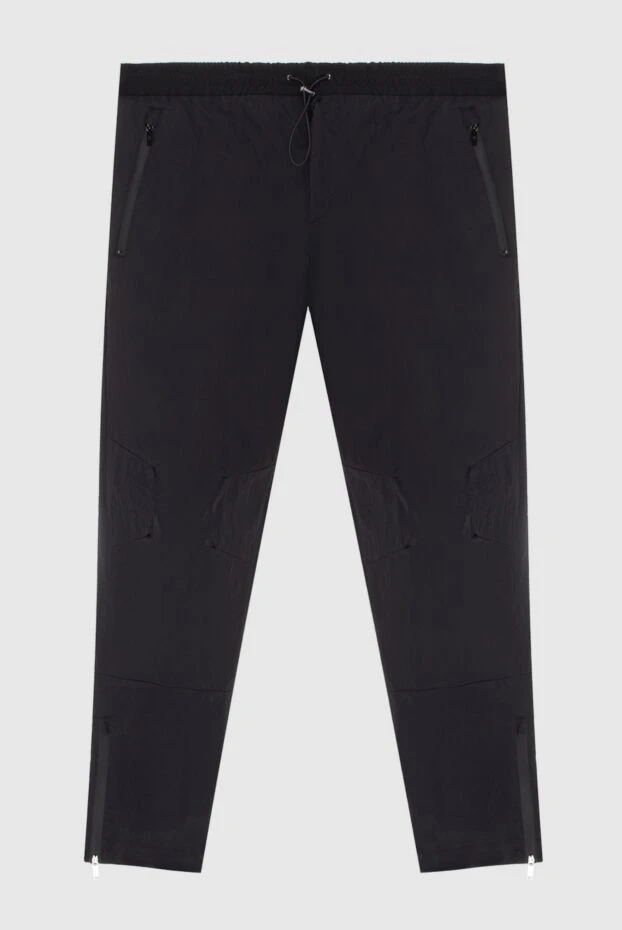 PT01 (Pantaloni Torino) man black polyamide trousers купить с ценами и фото 172779 - photo 1