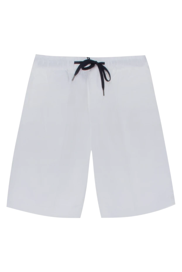 PT01 (Pantaloni Torino) man white cotton and elastane shorts for men купить с ценами и фото 172788 - photo 1