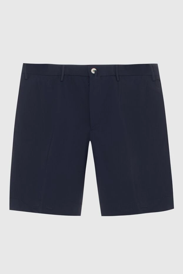 PT01 (Pantaloni Torino) man blue polyamide and elastane shorts for men купить с ценами и фото 172790 - photo 1