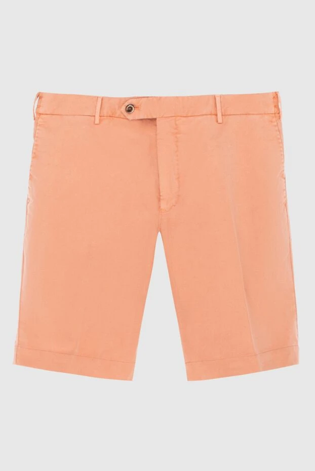 PT01 (Pantaloni Torino) man men's cotton and elastane shorts orange купить с ценами и фото 172791 - photo 1