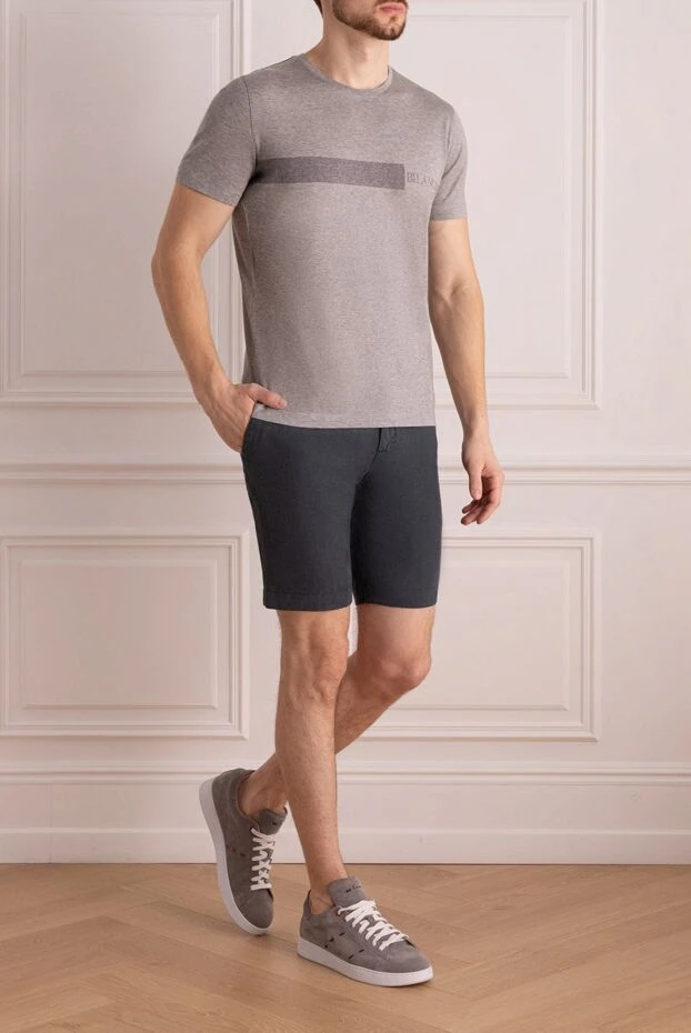 PT01 (Pantaloni Torino) man men's shorts gray купить с ценами и фото 172793 - photo 2