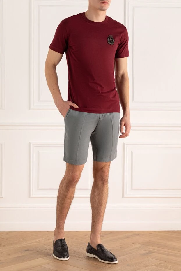 PT01 (Pantaloni Torino) man men's shorts gray купить с ценами и фото 172794 - photo 2