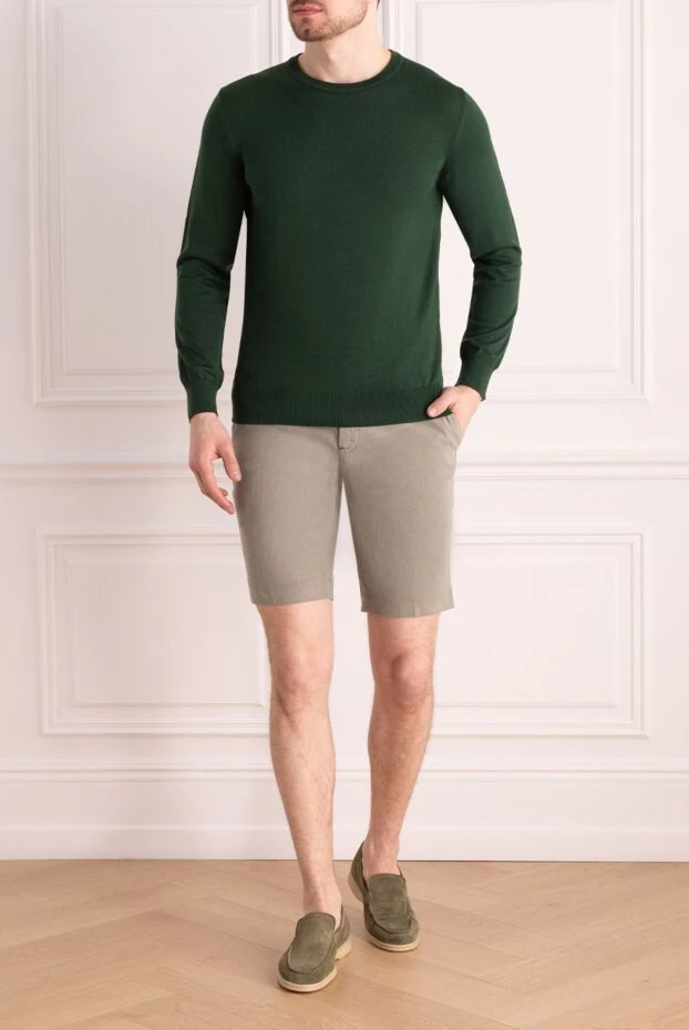 PT01 (Pantaloni Torino) man beige shorts for men купить с ценами и фото 172796 - photo 2