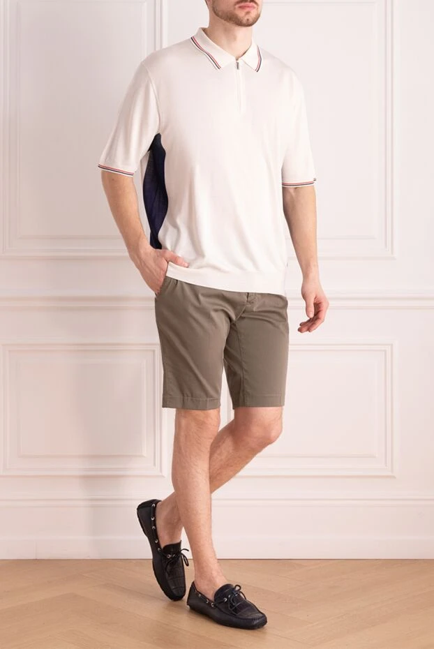 PT01 (Pantaloni Torino) man men's shorts green купить с ценами и фото 172799 - photo 2