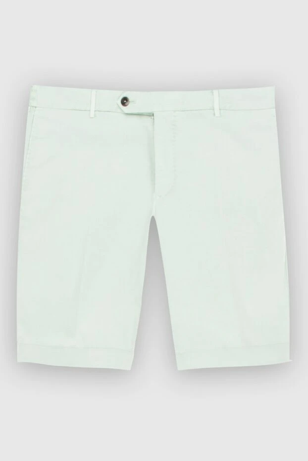 PT01 (Pantaloni Torino) man green cotton and elastane shorts купить с ценами и фото 172814 - photo 1