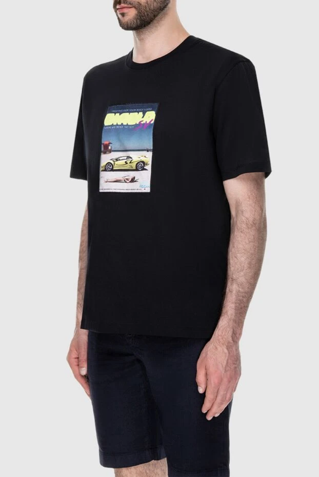 Limitato суперкар суреті және жағажай көрінісі бар футболка

 172820 - фото 3