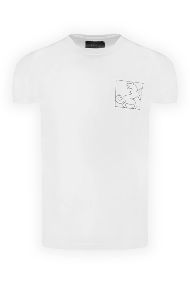 Tombolini man white cotton t-shirt купить с ценами и фото 172862 - photo 1