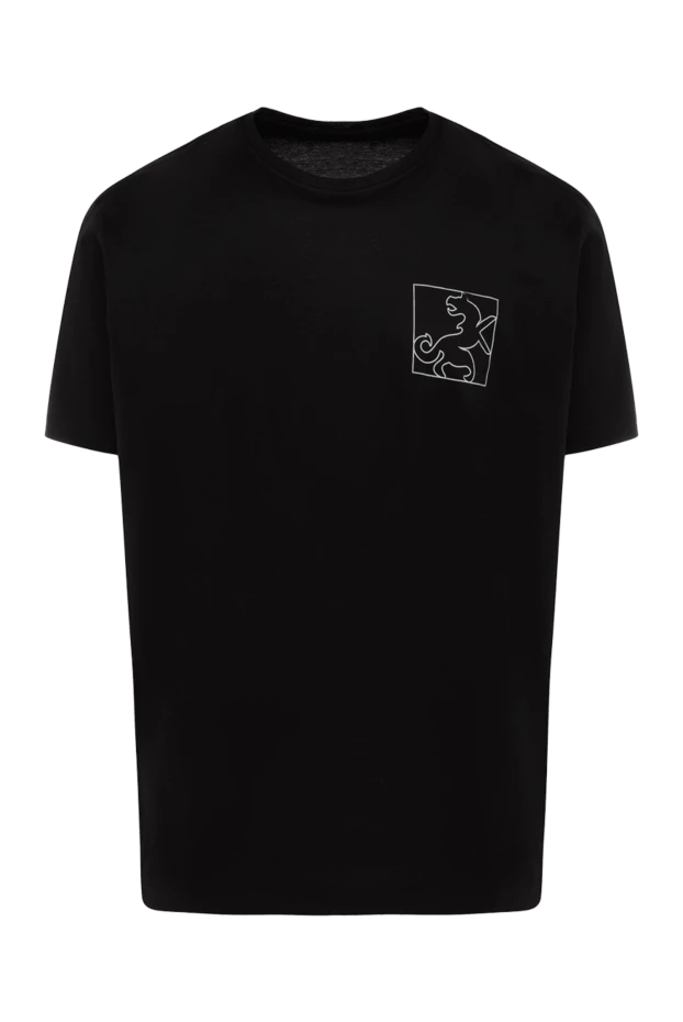 Tombolini man black cotton t-shirt купить с ценами и фото 172865 - photo 1