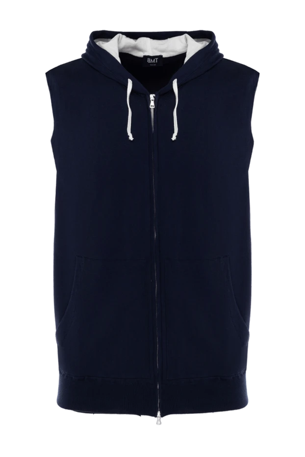 Tombolini man cotton vest blue for men купить с ценами и фото 172867 - photo 1